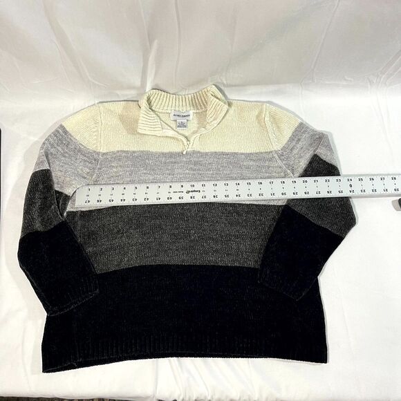 Alfred Dunner Quarter Zip Sweater Women's Size S - Picture 3 of 5